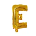Gold foil letter E balloon for birthday party wedding decoration celebration event props. - Letter E / Gold