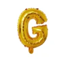 Gold foil letter G balloon for birthday party wedding decoration celebration events props - Letter G / Gold