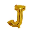 32-inch gold letter J foil balloon for birthday party wedding decoration and event setup. - Letter J / Gold