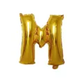 32-inch gold foil letter M balloon for birthday party and wedding decoration props. - Letter M / Gold