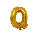 32 inch gold foil letter balloon Q metallic foil balloon for birthday party wedding decoration supplies - Letter Q / Gold