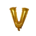 Gold letter V foil balloon for birthday party wedding decoration 32 inch party supplies - Letter V / Gold