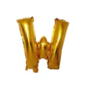 32 Inch Gold Foil Letter Balloon W Metallic Finish Party Decoration Wedding Birthday Props - Letter W / Gold