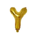 Gold foil letter Y balloon 32 inch foil balloon for birthday party wedding decor - Letter Y / Gold
