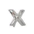 Silver letter X foil balloon for birthday party wedding decoration 32 inch foil balloon - Letter X / Silver