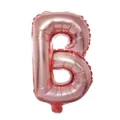 Rose gold letter B foil balloon for birthday party and wedding decoration scene layout - Letter B / Rose Gold