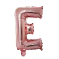 Rose gold letter E foil balloon for birthday party wedding decoration event celebration. - Letter E / Rose Gold