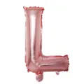 Rose Gold Letter L Foil Balloon 32 Inch for Birthday Party Wedding Decoration Prop - Letter L / Rose Gold