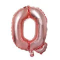 Rose gold foil letter balloon for birthday party wedding decoration celebration events. - Letter Q / Rose Gold