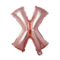 Rose gold letter X foil balloon for birthday party wedding decoration 32 inch party prop. - Letter X / Rose Gold