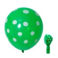Green polka dot latex balloons for birthday party wedding celebration 12 inch round party decor - Polka Dot Balloons / Dark Green with White Dots