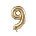 40 inch platinum number 9 foil balloon for birthday party and baby shower decoration - Number 9