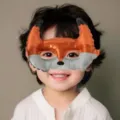 Children birthday party decoration fox mask foil balloon cute animal balloon for kids events. - Fox Eye Mask