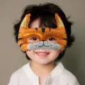 Kids tiger foil balloon party mask cute animal birthday decoration photo prop balloon toys - Tiger Eye Mask