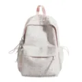Korean fashion star print casual backpack large capacity trendy school bag daypack - Pink