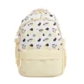 Zaino stile giapponese simpatico cane cartone animato grande capacità borsa scuola - Taglia L / Giallo