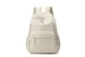 Zaino casual minimalista, borsa da viaggio scolastica leggera di grande capacità per pendolari. - Bianco avorio