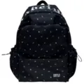 Zaino a pois nero borsa da scuola grande capacità casual trendy elegante zainetto giornaliero - Nero