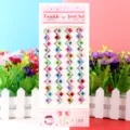 Kinderen DIY strass stickers acryl 3d diamant stickers voor handwerk telefoon decor - Ruit Armband