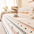 Nordic style woven sofa cover blanket, geometric pattern universal four seasons use. - 180*130cm / Bohemian Geometric (Ballad)