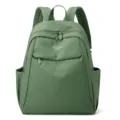Women nylon backpack casual school bag large capacity stylish travel daypack green new - Matcha Mousse