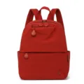 Red minimalist casual backpack for women daily commuting travel lightweight school book bag main - Red