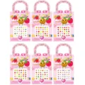 Schattige kinderen cartoon fruit bloem nagelstickers waterdicht 6 vellen set voor kids - 6 Vellen Fruit Bloemen