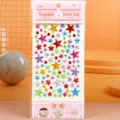 Acryl diamant kristal ster vorm strass stickers voor knutselen en telefoon decoratie detail weergave - Middelgrote Giepskruid Ster