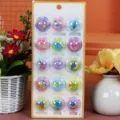 Regenboog capsule kristal stickers cartoon ruimte thema kinderen decoratief knutselwerk - XL-003 UFO