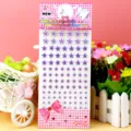 Acrylic crystal star rhinestone stickers for kids crafts, party makeup and DIY decoration. - Five-Pointed Star Light Purple