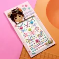 3D nail art stickers lichaams edelstenen kleurrijke acryl kristal diamanten hart vlinder - Meerkleurig