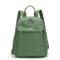 Zaino casual impermeabile da donna grande capacita elegante borsa da viaggio moda - Verde matcha