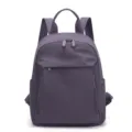 Zaino da donna viola elegante in tessuto, leggero grande capacità viaggio uso quotidiano. - Uva Palla di Taro