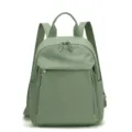 Zaino casual donna grande capacita nylon borsa da viaggio elegante zainetto moda verde salvia - Verde Muschio
