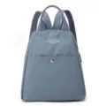 Zaino casual multifunzionale leggero da viaggio borsa a doppio Scomparto per le donne - Blu