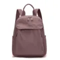 Zaino donna in tessuto oxford grande capacità impermeabile viaggio borsa scolastica elegante - Rosa Albero