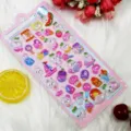 3d schattige cartoon puffy sticker vel decoratieve diy kinderen dagboek sticker set - Emoji-pakket