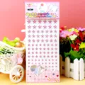 Acryl kristal strass ster stickers voor kinderen diy telefoonhoesje decoratie details - Vijfpuntige ster roze