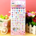 Kinderen acryl kristal strass ster stickers zelfklevend glanzende doe-het-zelf decors - Kleurrijke Ster