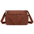 Women Nylon Crossbody Bag Casual Daily Shoulder Bag Waterproof Travel Commuter Messenger Bag - Hawthorn