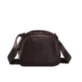 Lightweight nylon crossbody bag casual versatile shoulder bag for daily commuting. - Red