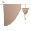 Foulard en mousseline incurvée unie avec bonnet à nouer modal ensemble de 2 pièces - 2#