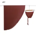 Set van twee stuks semi-cirkelvormige chiffon sjaal en modal muts detailweergave. - Maat 7