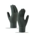 Herren Winter Strick Touchscreen Handschuhe, dunkelgrün thermisch winddicht zum Radfahren. - Einheitsgröße / Bohnengrün ohne Etikett