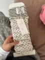 Korean style striped polka dot stirrup leg warmers layered fashion aesthetic cute women socks - One Size / Beige