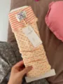 Korean ins contrast color striped stirrup socks, yellow and pink polka dot fashion variant. - One Size / Light Tangerine