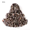 Geometric colorblock printed long scarf soft fabric shawl casual neck wrap fashion. - Style #11
