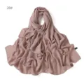Einfarbiges Chiffon Kopftuch Schal für Damen, weicher atmungsaktiver Drapierter Schal. - Code 28