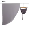 Effen halfcirkelvormige chiffon sjaal en modal muts 2-delige set voor dagelijks gebruik. - 15#