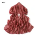 Silver silk chiffon scarf detail, lightweight breathable fabric with fine pleats. - Beauty Rouge